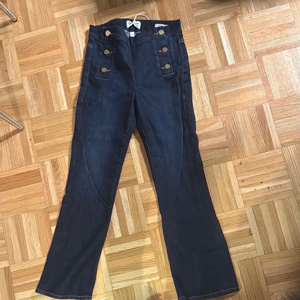 Frame Denim Dark Blue Flare Jeans